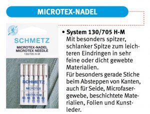 Schmetz Microtex-Nadel
