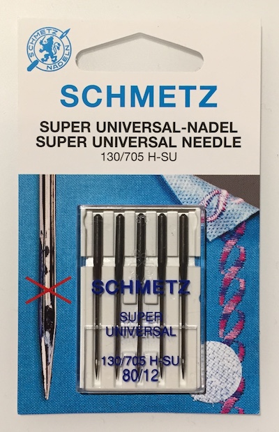 Schmetz Super Universal-Nadel H-SU mit Antihaft Beschichtung